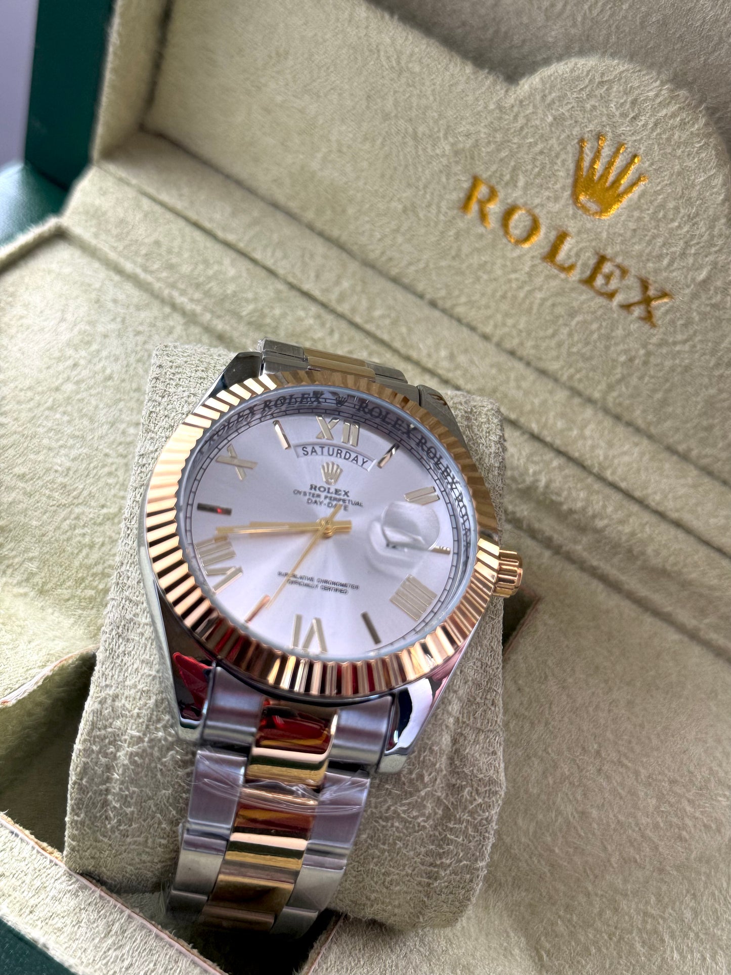 Reloj tipo rolex presidencial