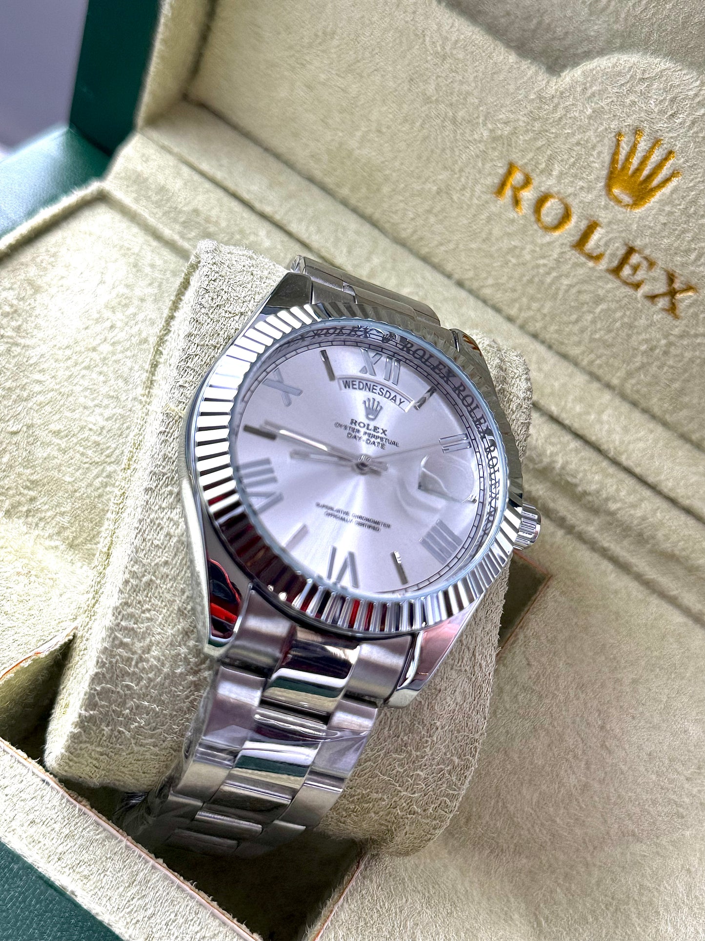 Reloj tipo rolex presidencial